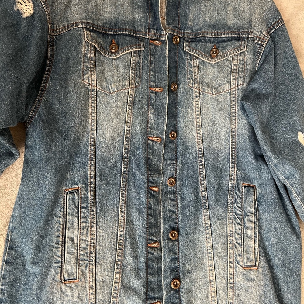 Only Oversized  Classic Blue Jean Jacket
